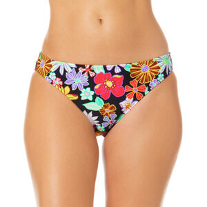 Salt + Cove Juniors Print Hipster Swim Bikini Bottoms Modern Floral Sz XS 10328